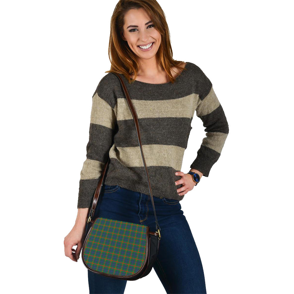 Aiton Tartan Saddle Handbags