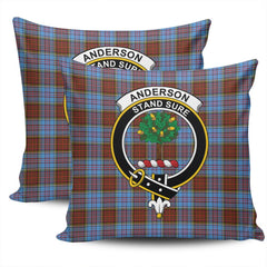 Anderson Modern Tartan Crest Pillow Cover