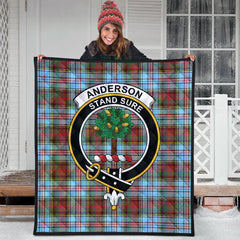 Anderson Ancient Tartan Crest Quilt