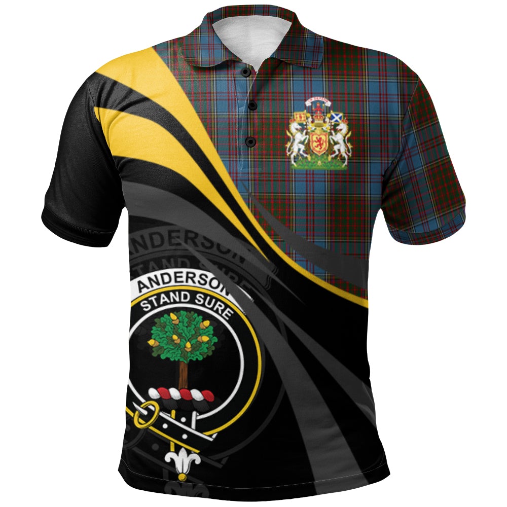 Anderson MacGregor Hastie 03 Tartan Polo Shirt - Royal Coat Of Arms Style