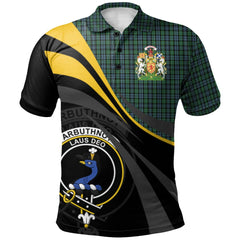 Arbuthnot Tartan Polo Shirt - Royal Coat Of Arms Style