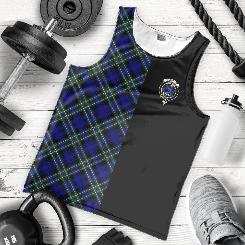 Arbuthnot Modern Tartan Crest Men's Tank Top - Cross Style