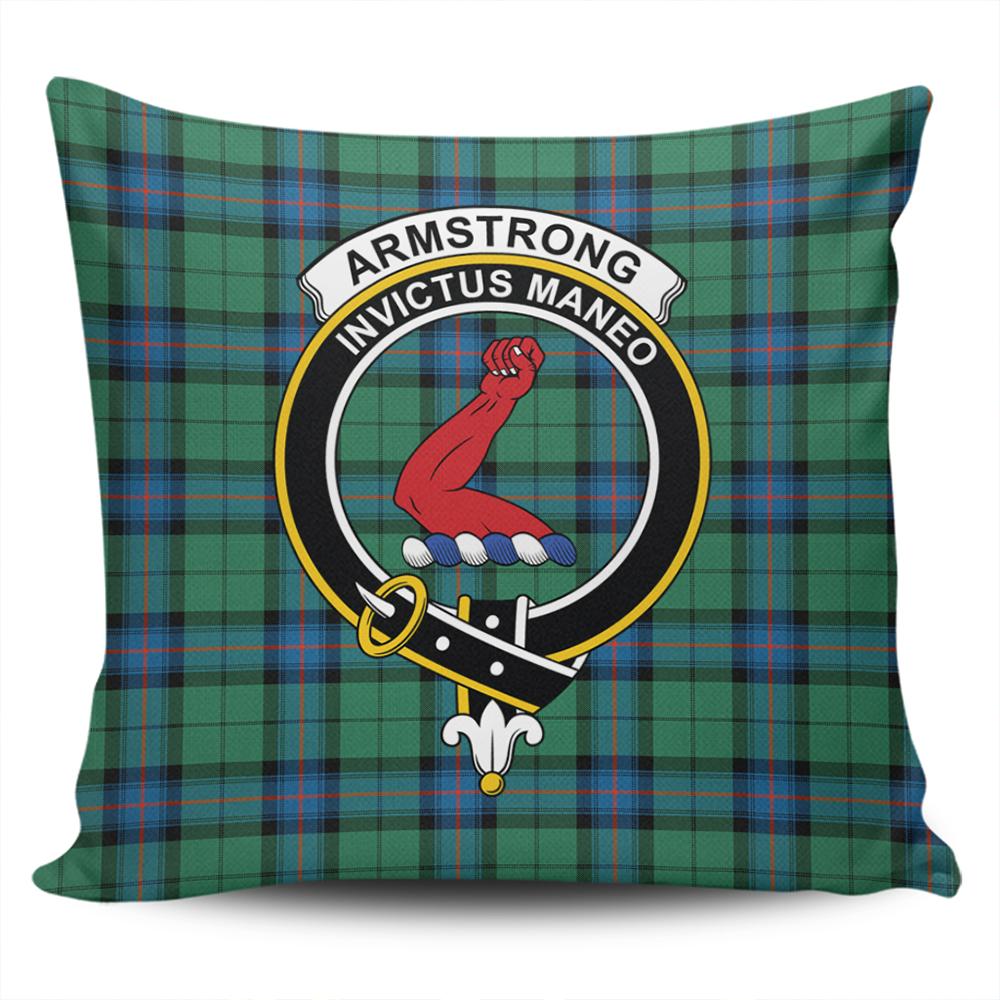 Scottish Armstrong Ancient Tartan Crest Pillow Cover - Tartan Cushion Cover 1