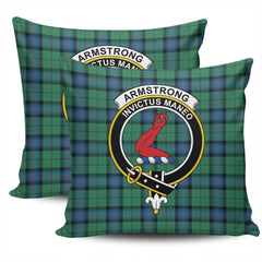 Scottish Armstrong Ancient Tartan Crest Pillow Cover - Tartan Cushion Cover 2