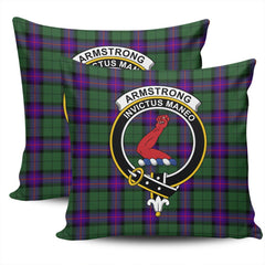 Scottish Armstrong Modern Tartan Crest Pillow Cover - Tartan Cushion Cover 2