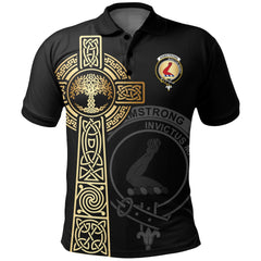 Armstrong Clan Unisex Polo Shirt - Celtic Tree Of Life