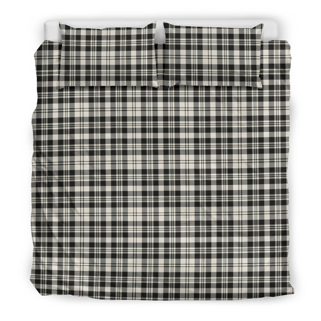 Scott Black & White Ancient Tartan Bedding Set