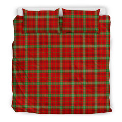 Morrison Red Modern Tartan Bedding Set