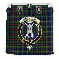 Malcolm (MacCallum) Tartan Crest Bedding Set