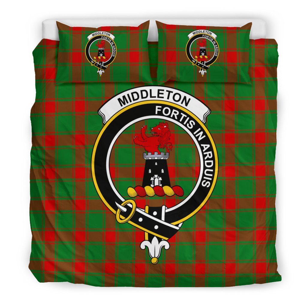 Middleton Family Tartan Crest Bedding Set