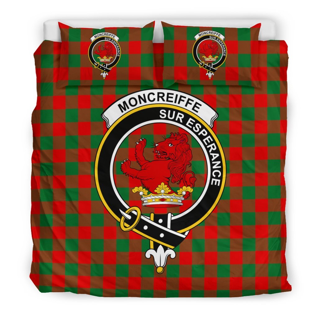 Moncreiffe (Or Moncreiff) Family Tartan Crest Bedding Set