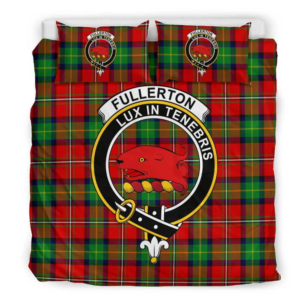 Fullerton Family Tartan Crest Bedding Set