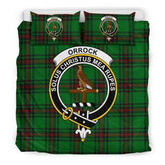 Orrock Family Tartan Crest Bedding Set