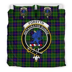 Forsyth Family Tartan Crest Bedding Set