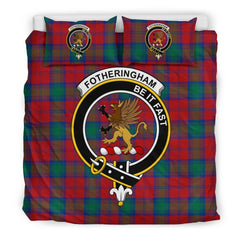 Fotheringham Family Tartan Crest Bedding Set