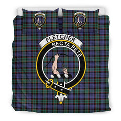 Fletcher Family Tartan Crest Bedding Set