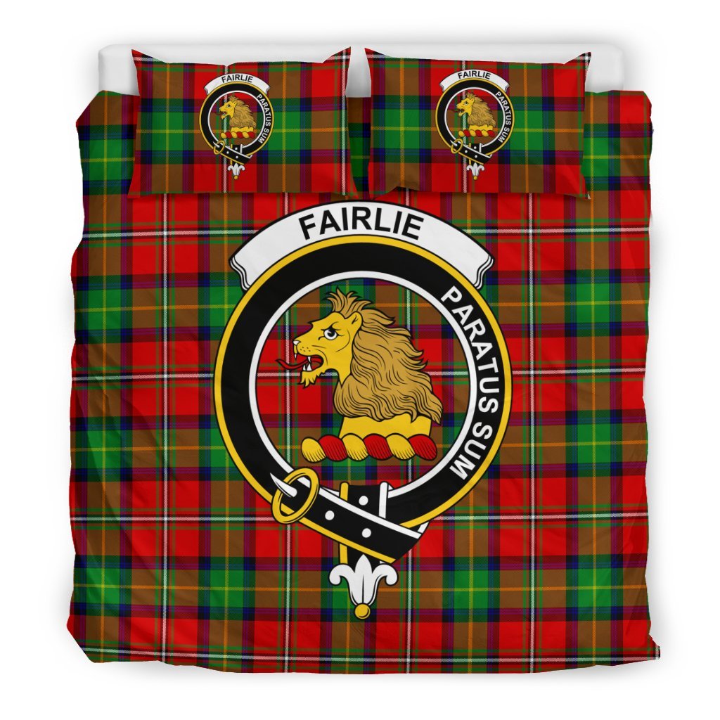 Fairlie Family Tartan Crest Bedding Set