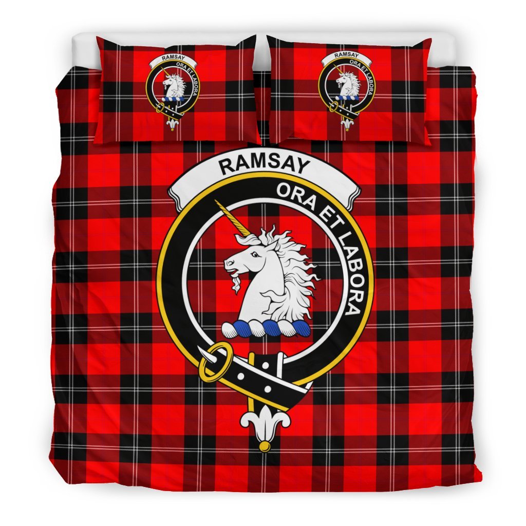 Ramsay Family Tartan Crest Bedding Set