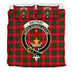 Rattray Family Tartan Crest Bedding Set