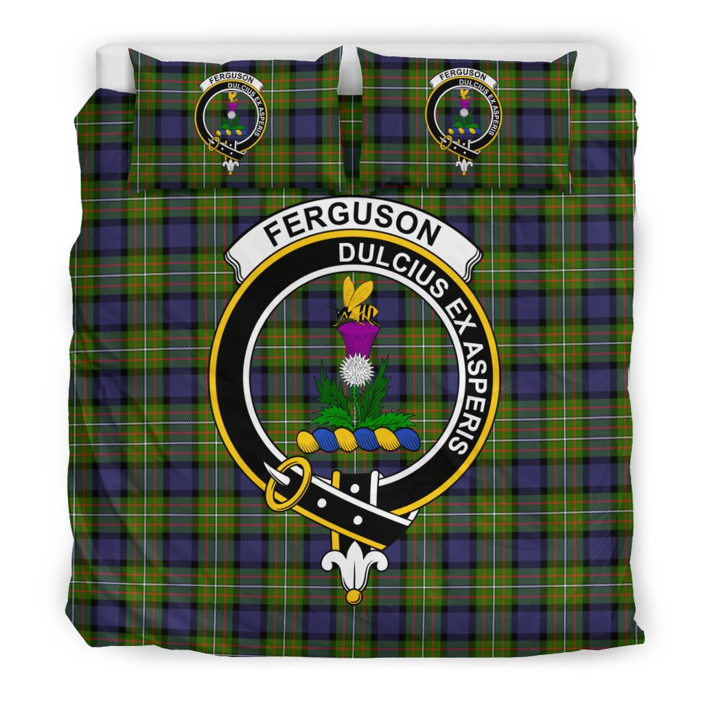 Ferguson Tartan Crest Bedding Set