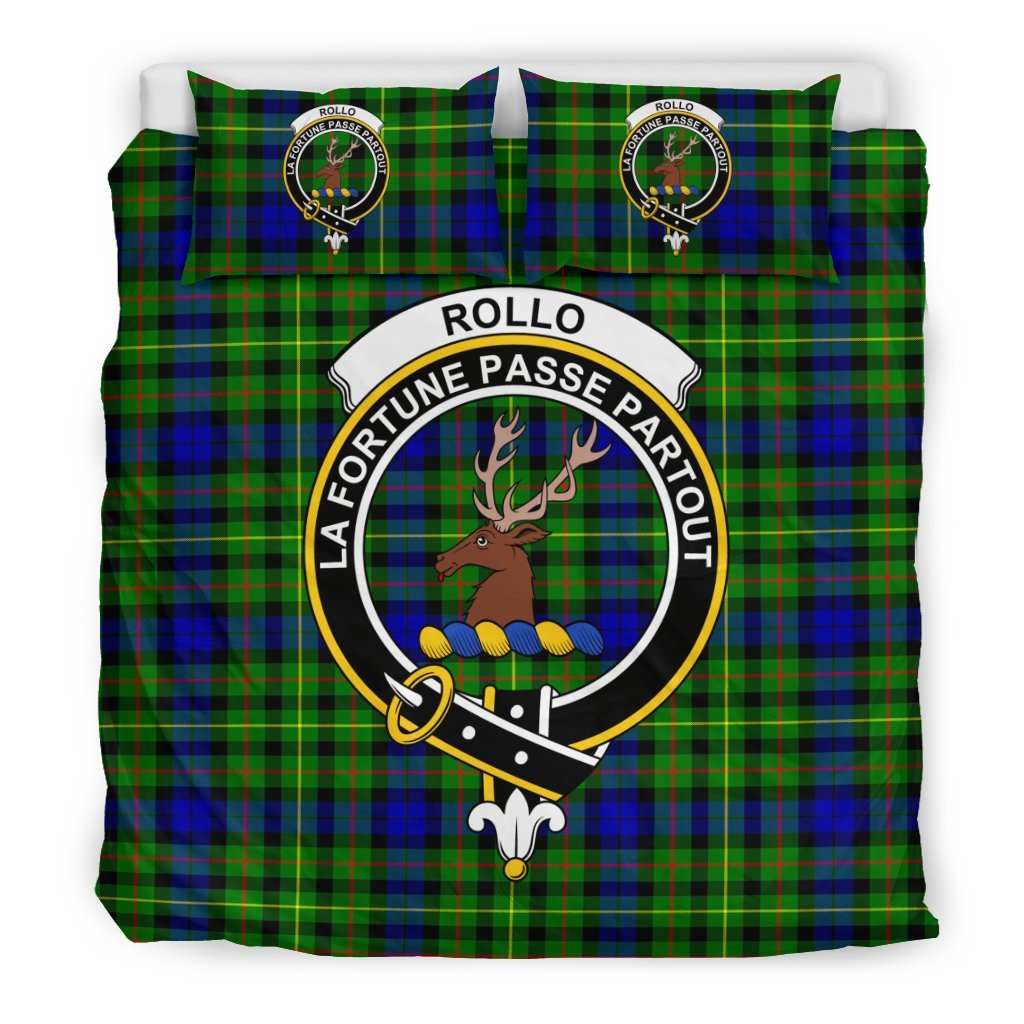 Rollo Family Tartan Crest Bedding Set