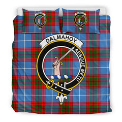 Dalmahoy Family Tartan Crest Bedding Set