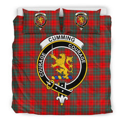 Cumming Family Tartan Crest Bedding Set