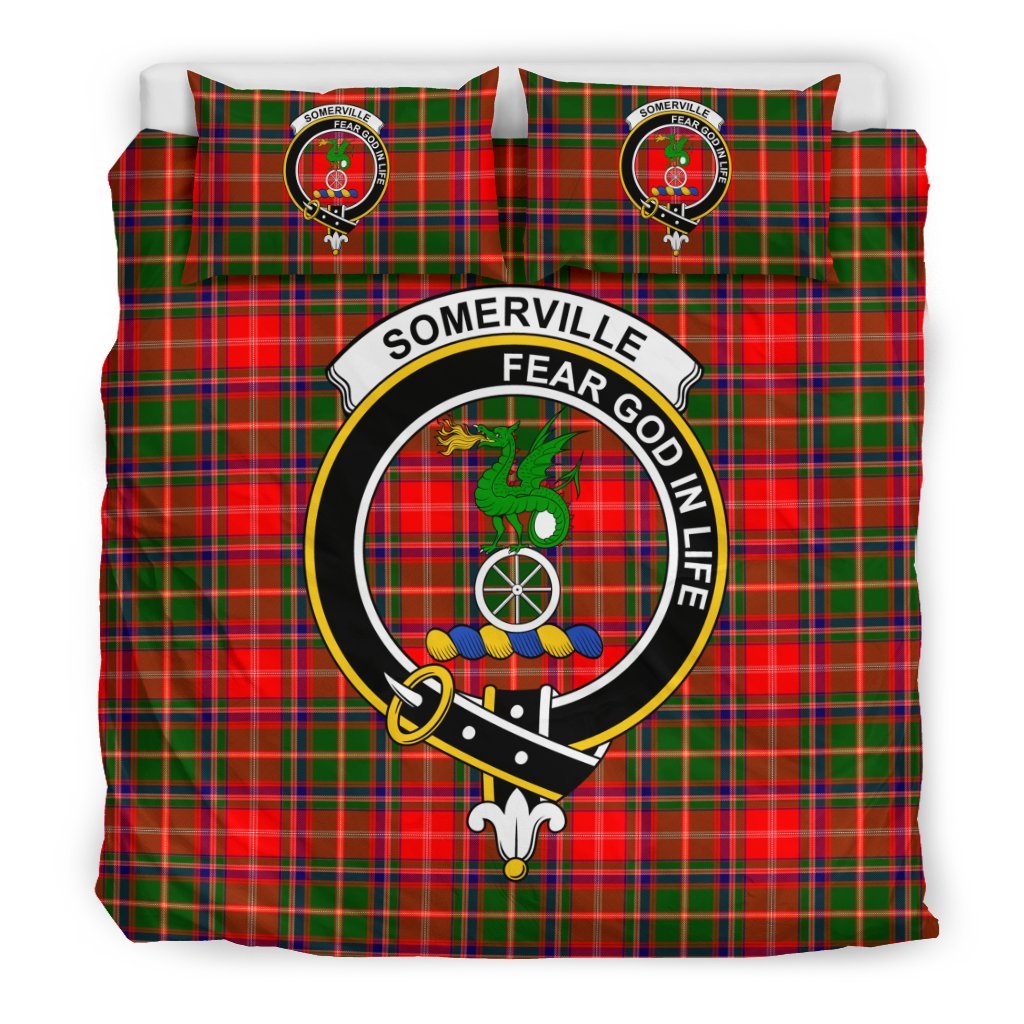 Somerville Tartan Crest Bedding Set