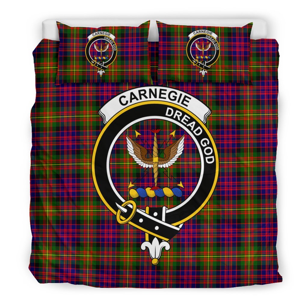 Carnegie Family Tartan Crest Bedding Set