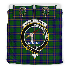 Carmichael Family Tartan Crest Bedding Set