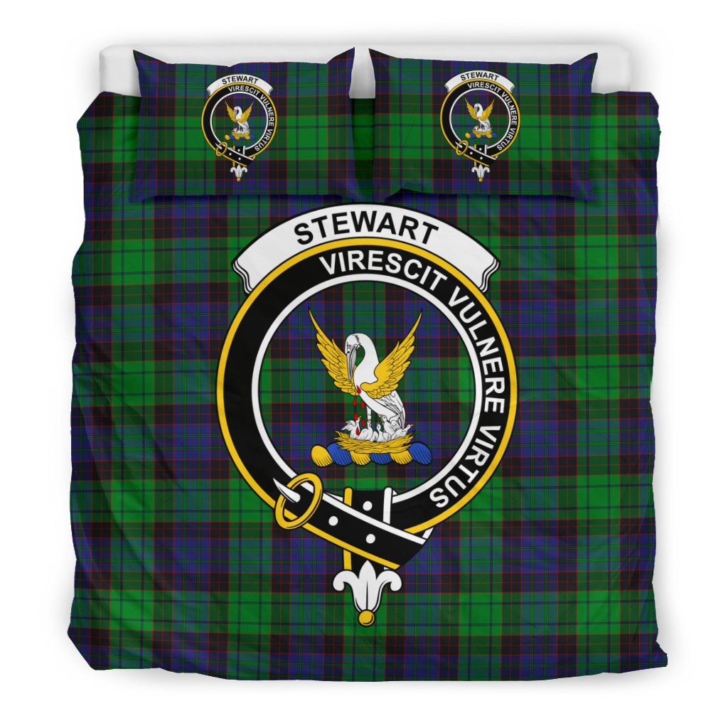 Stewart (High Stewards) Family Tartan Crest Bedding Set