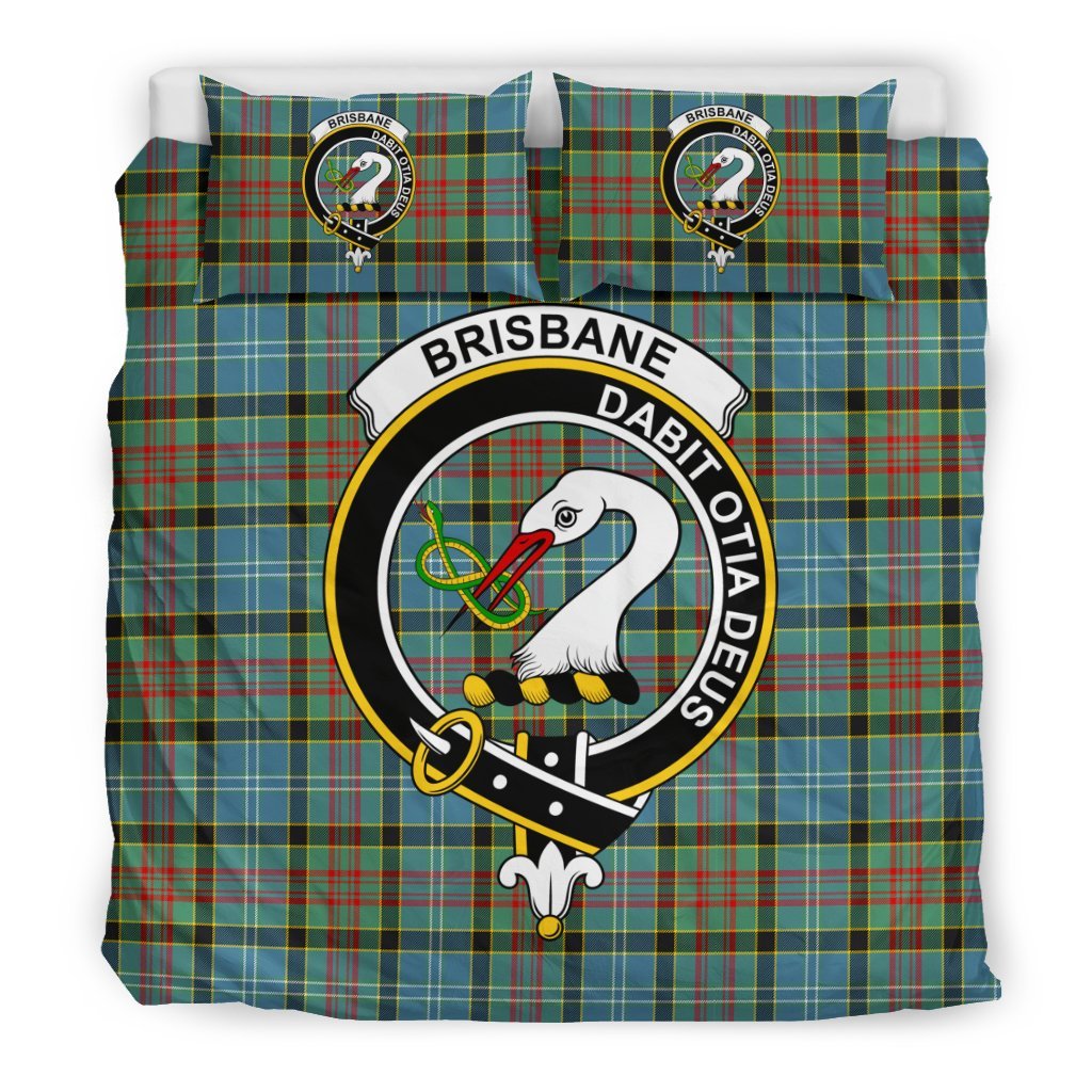 Brisbane Family Tartan Crest Bedding Set