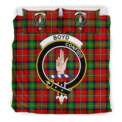 Boyd Tartan Crest Bedding Set