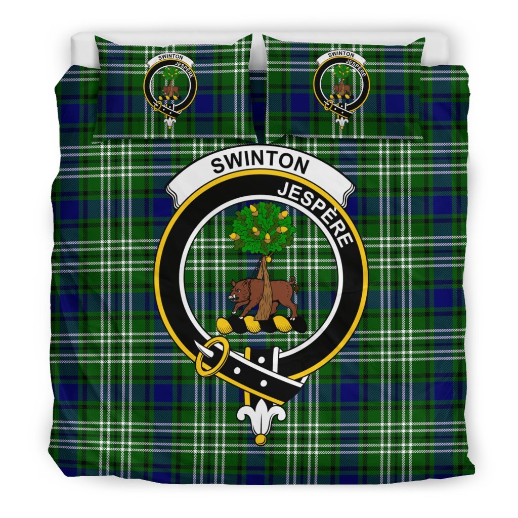 Swinton Family Tartan Crest Bedding Set