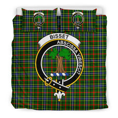 Bisset Family Tartan Crest Bedding Set