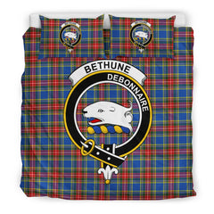 Bethune Family Tartan Crest Bedding Set