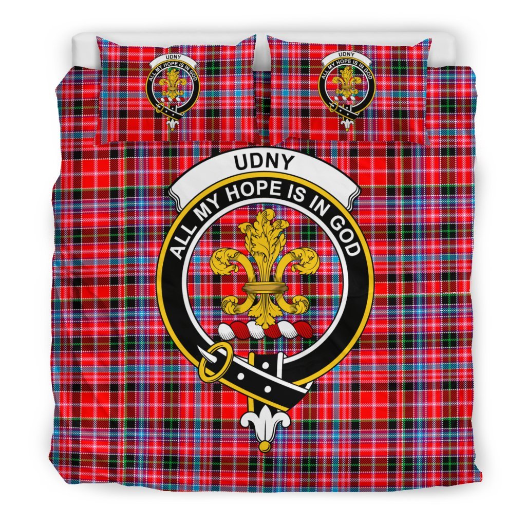 Udny Family Tartan Crest Bedding Set