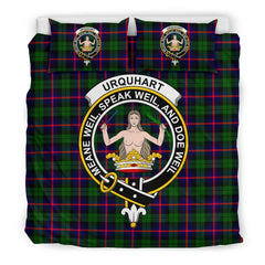 Urquhart Family Tartan Crest Bedding Set