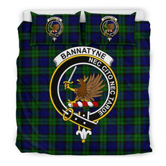 Bannatyne Family Tartan Crest Bedding Set