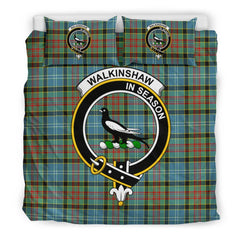 Walkinshaw Family Tartan Crest Bedding Set