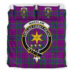 Wardlaw Family Tartan Crest Bedding Set