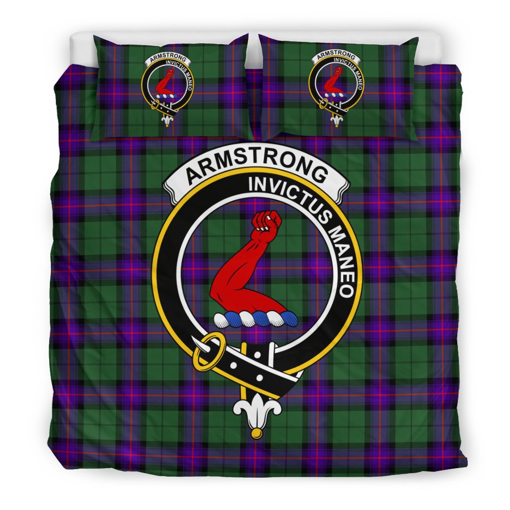 Armstrong Modern Tartan Crest Bedding Set