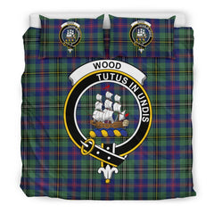 Wood Family Tartan Crest Bedding Set