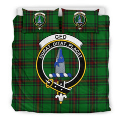 Ged Family Tartan Crest Bedding Set