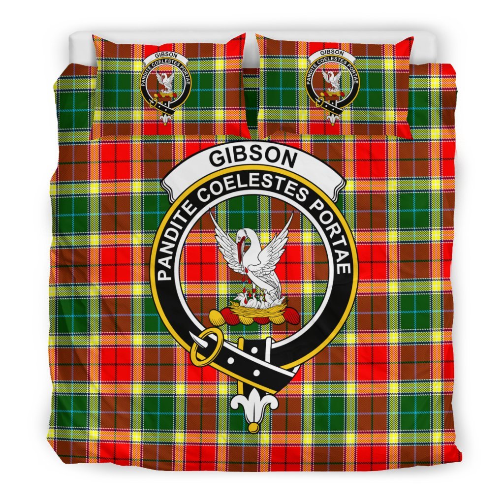 Gibson Family Tartan Crest Bedding Set