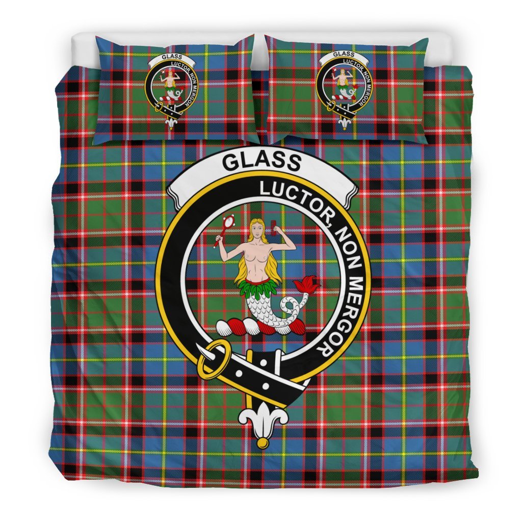 Glass Family Tartan Crest Bedding Set