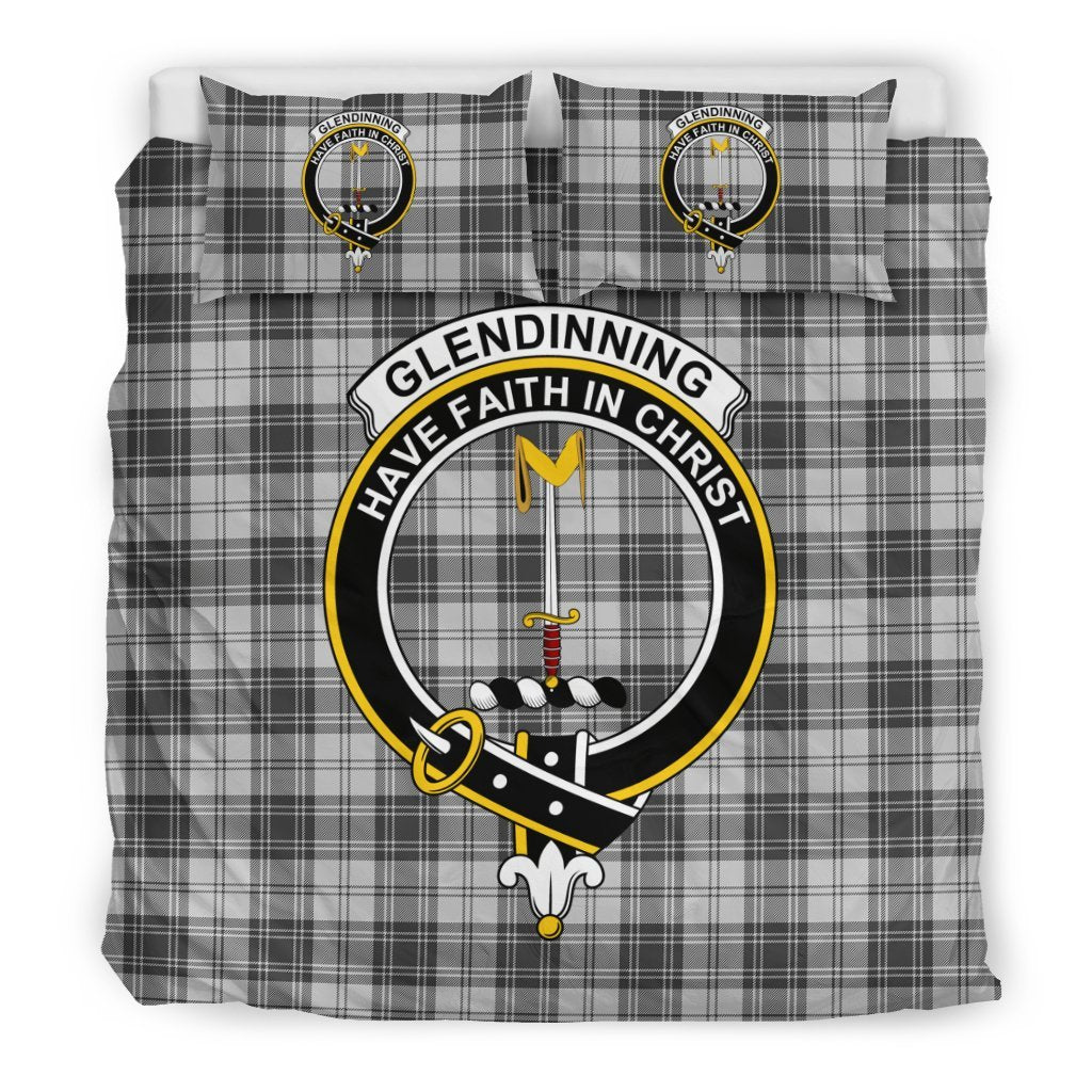 Glendinning Family Tartan Crest Bedding Set