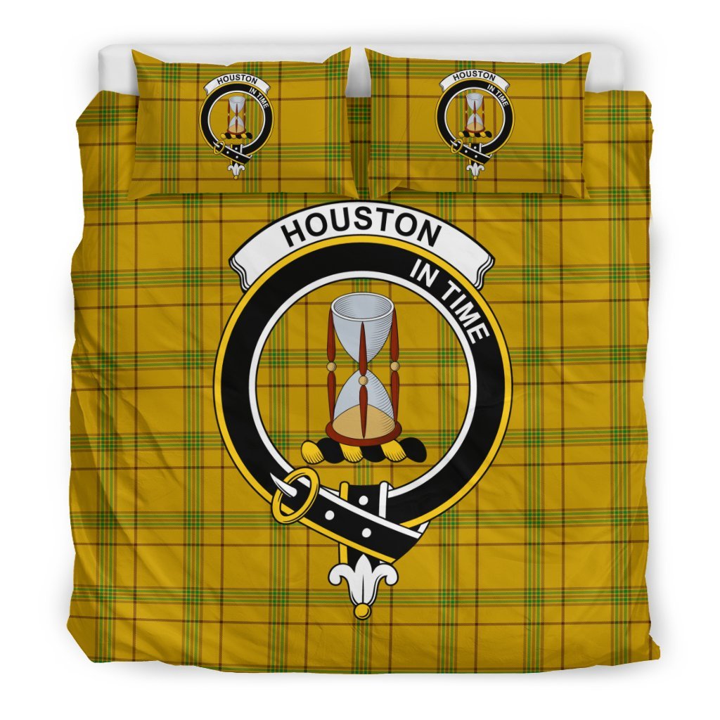 Houston Family Tartan Crest Bedding Set