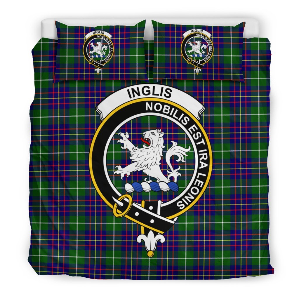 Inglis Tartan Crest Bedding Set