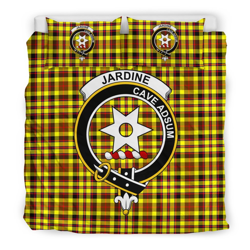 Jardine Family Tartan Crest Bedding Set